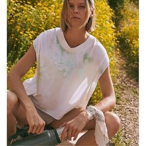 NWOT Free People Inspire Printed Tank